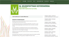 Desktop Screenshot of musikfesttage-hoyerswerda.de